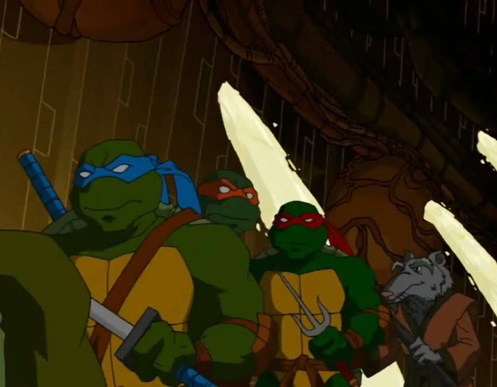 2003 Splinter TMNT 2003 Splinter, Raph, Mikey and Leo 2 by hedwieapotter on DeviantArt