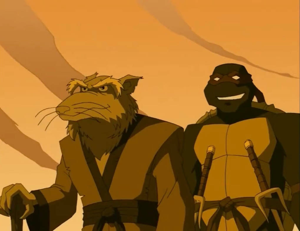 TMNT 2003 Splinter and Raph by hedwieapotter on DeviantArt