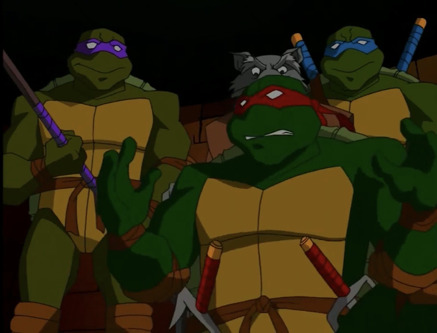 TMNT 2003 Donnie, Splinter, Raph and Leo by hedwieapotter on DeviantArt