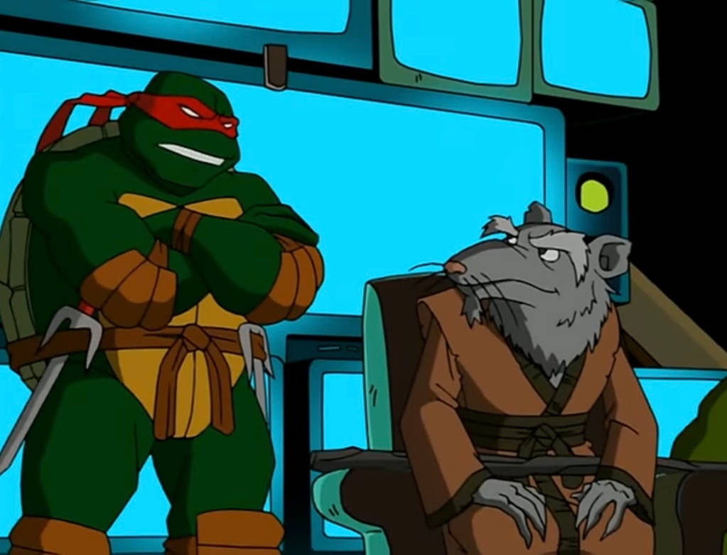 TMNT 2003 Splinter and Raph 2 by hedwieapotter on DeviantArt