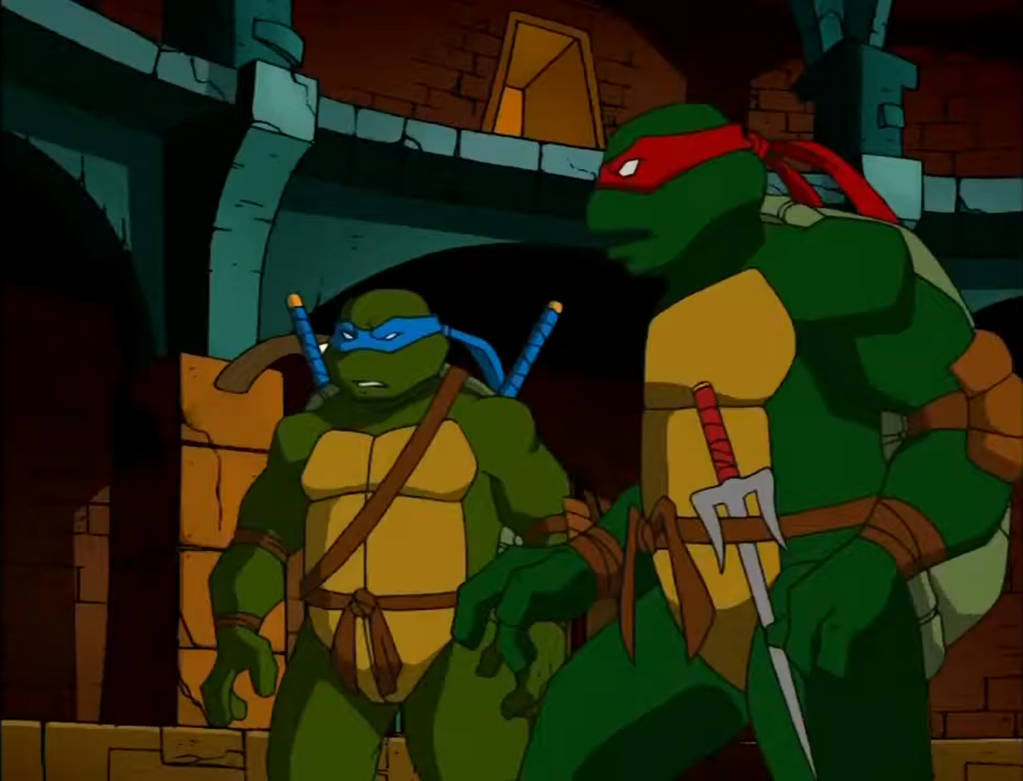 TMNT 2003 Leo and Raph 2 by hedwieapotter on DeviantArt