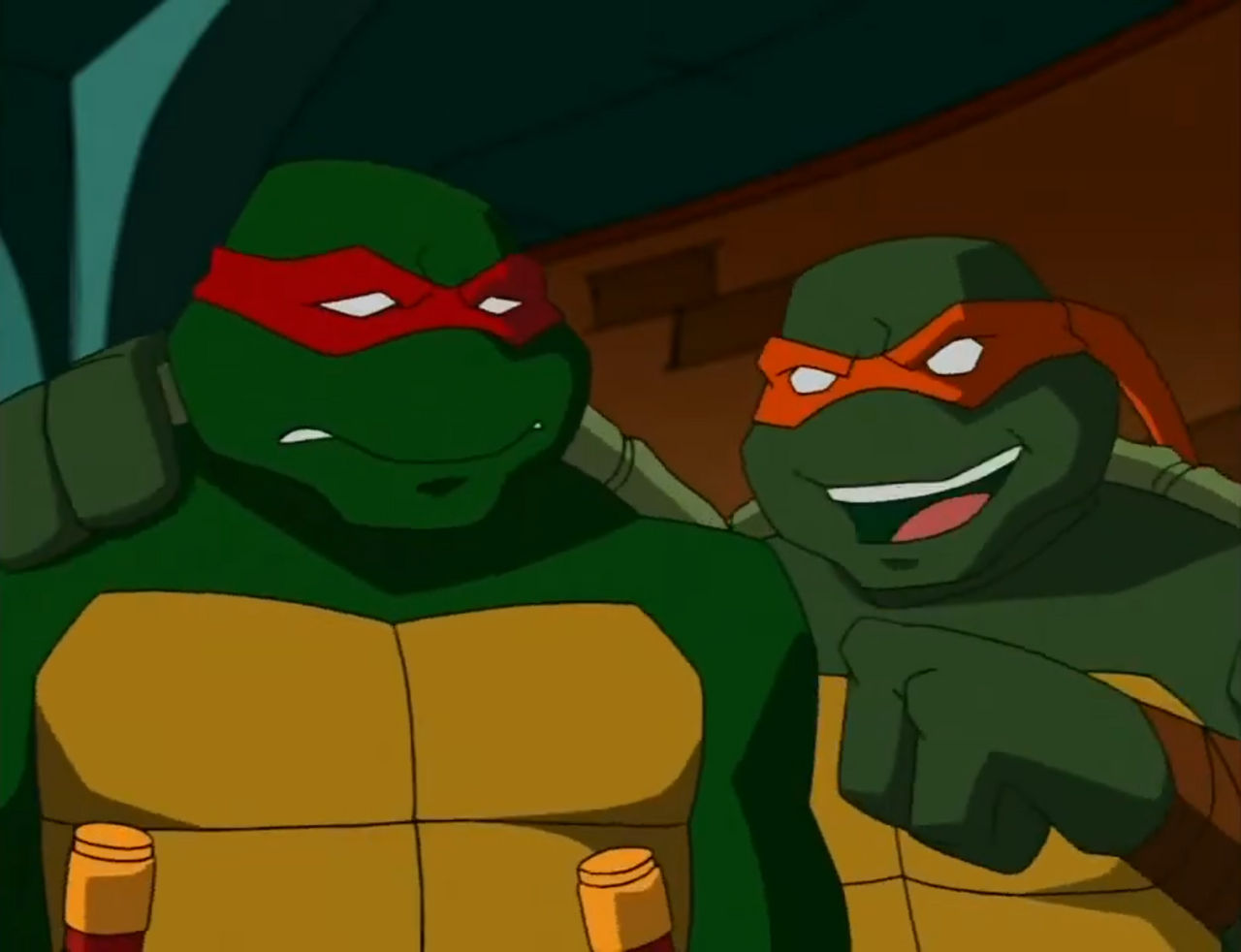 Tmnt 2003 Raph TMNT 2003 Mikey and Raph 2 by hedwieapotter on DeviantArt