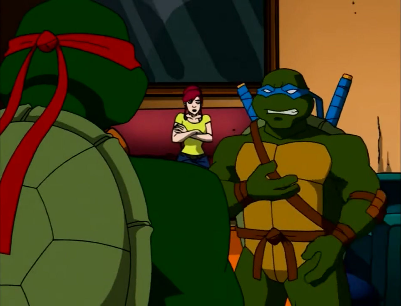 Tmnt 2003 Raph TMNT 2003 Raph, April and Leo by hedwieapotter on DeviantArt