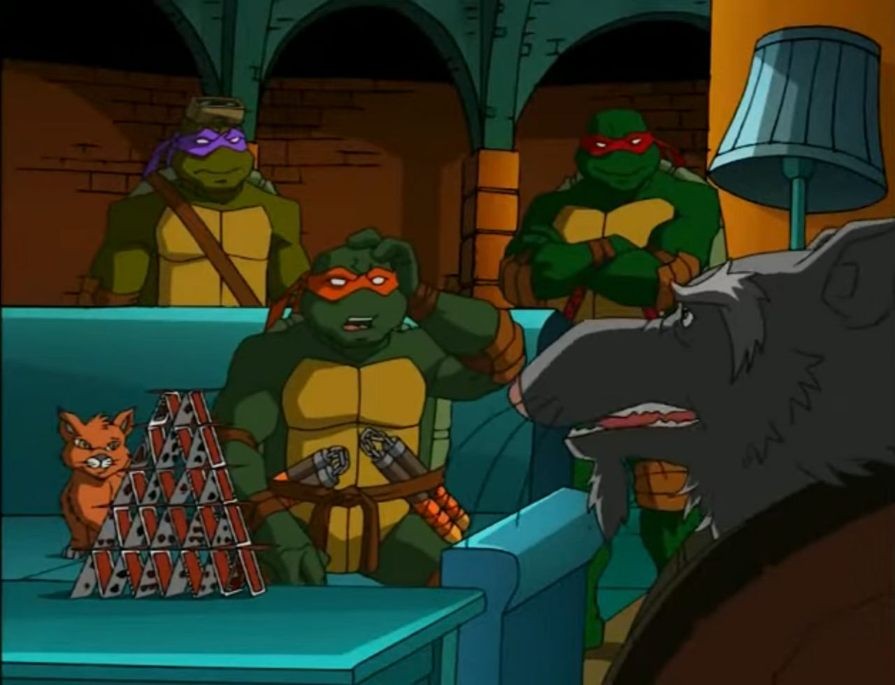 TMNT 2003 Klunk, Donnie, Mikey, Raph and Splinter by hedwieapotter on ...