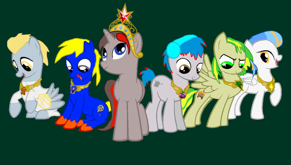 Brony Chart The Brony 6 and Their Elements by GraphiteTailGrace on DeviantArt