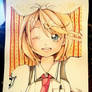 Rin Kagamine watercolor