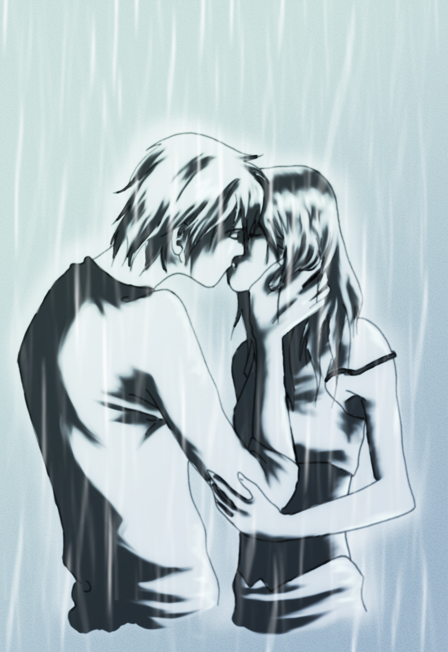 Kissing in the Rain