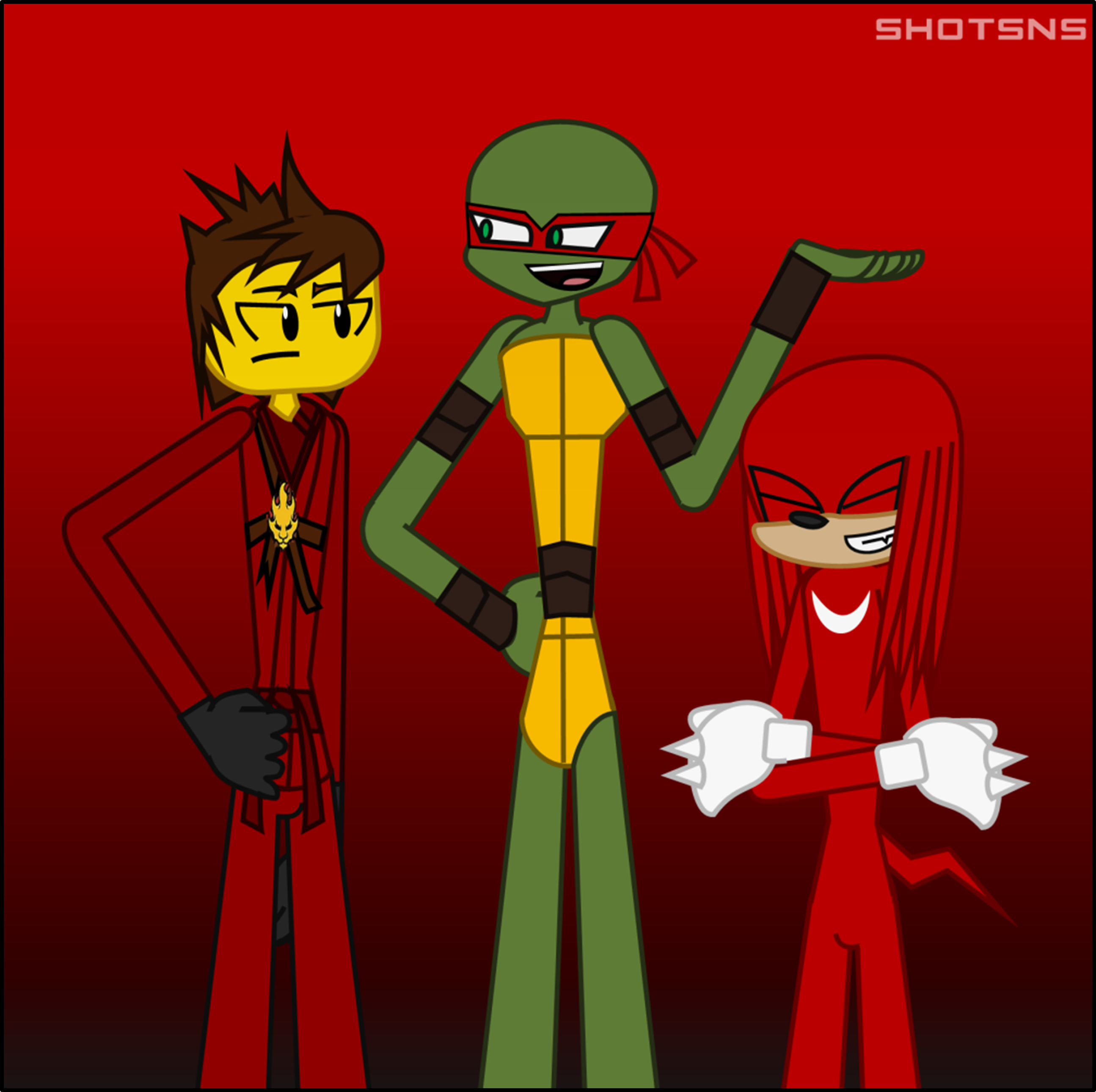 Knuckles Vs Raphael Kai, Raphael and knuckles by Shotsnsxnc1 on DeviantArt