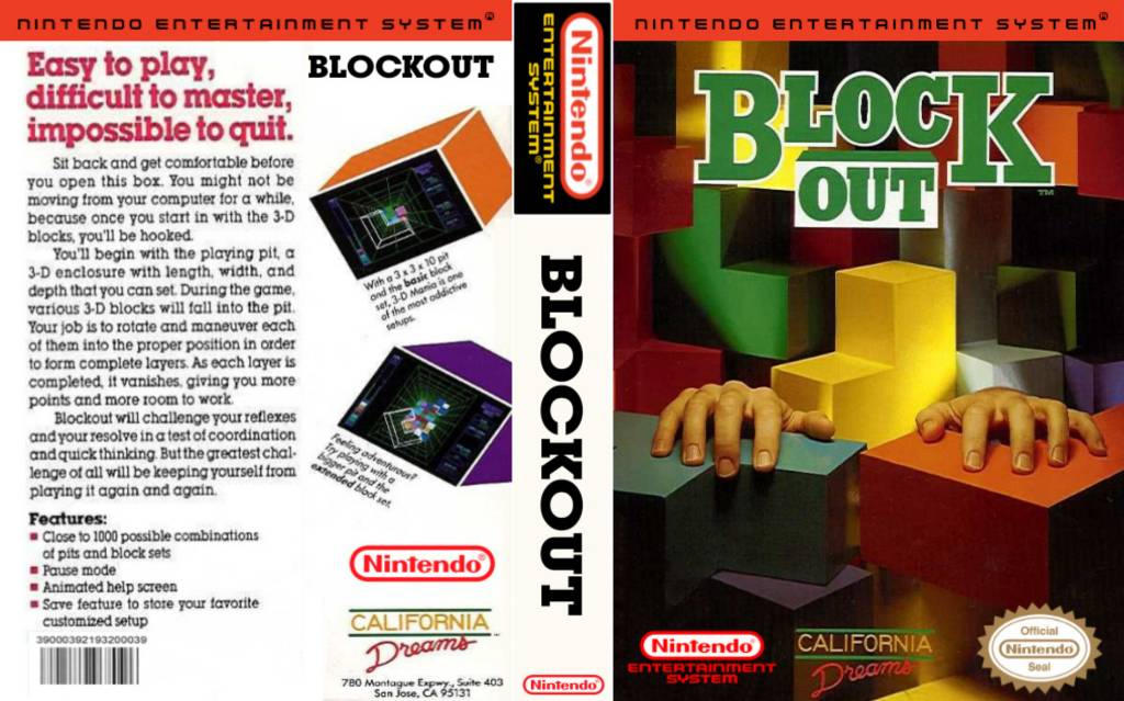 Block Out Nes Box Art by hinson0 on DeviantArt