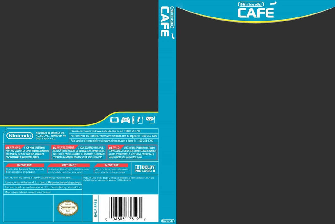 Nintendo Cafe Box Art Template by hinson0 on DeviantArt