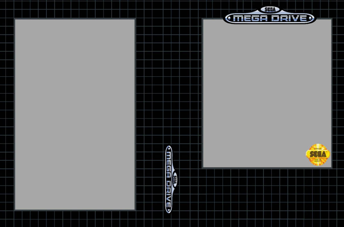 Sega Mega Drive Box Art Template (1989 Edition) by hinson0 on DeviantArt