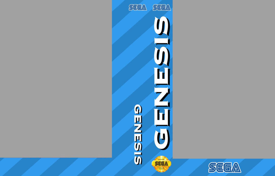 Sega Genesis Box Art Template