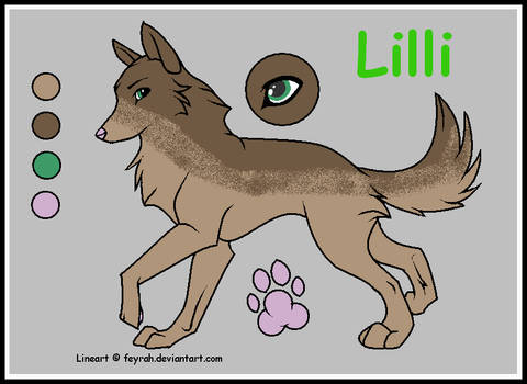 Lilli, my wolf fursona