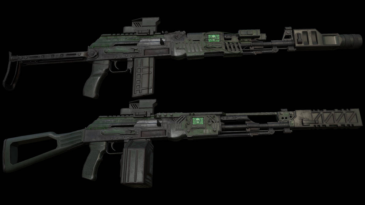 AK47 CyberShot and Shadow Rage SciFi Assaultrifle2 by JayM0nkey on ...