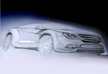 mercedes concept sketch