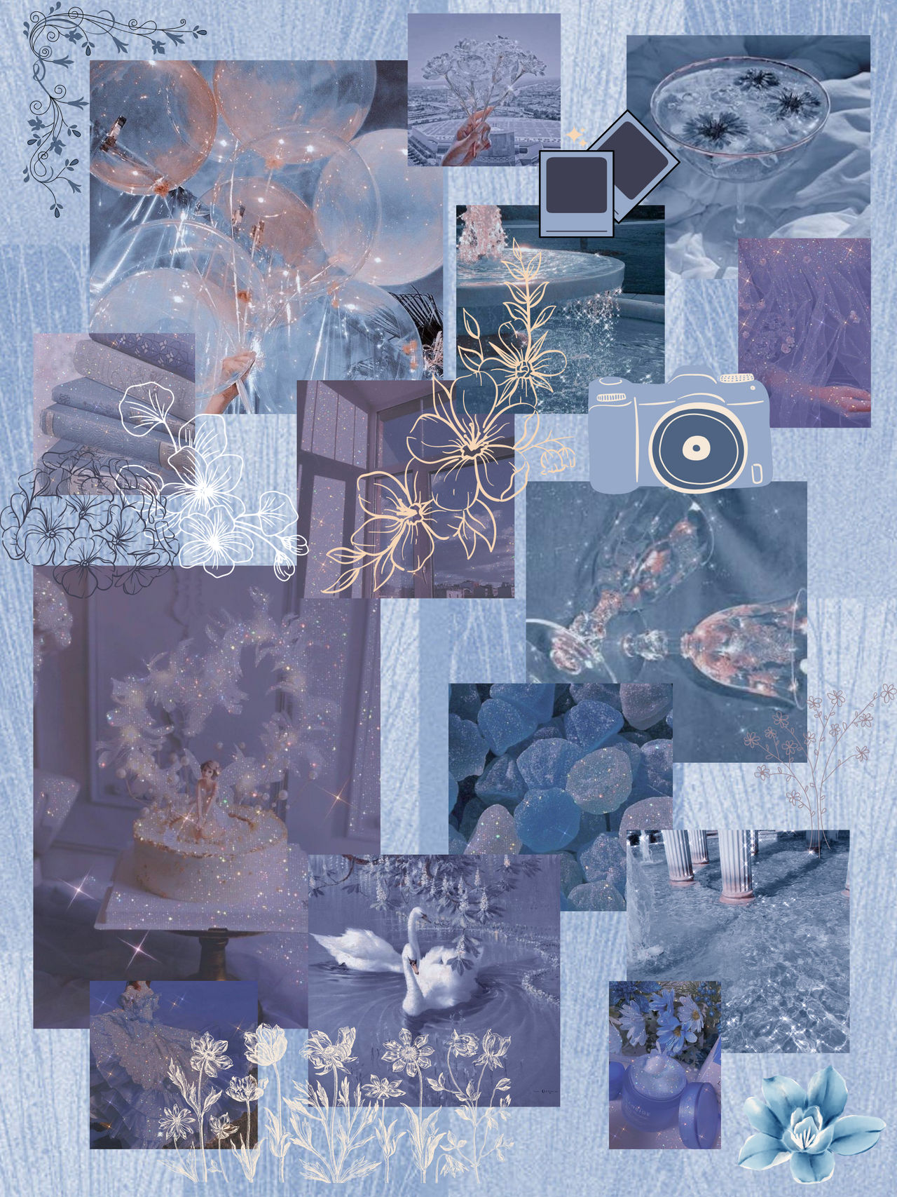 Glaucous Color Aesthetic Wallpaper: Elevate Your Space