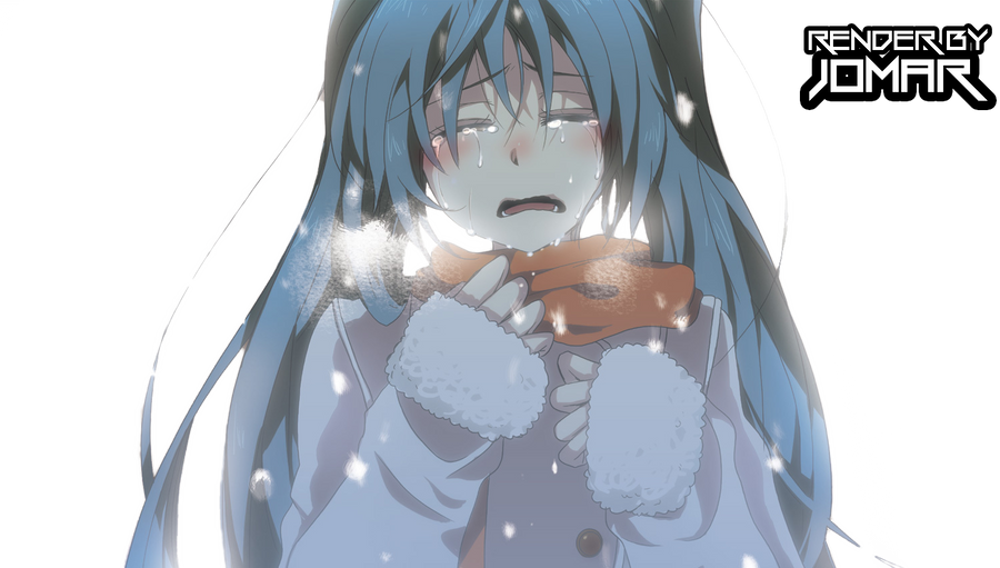 Michi Crying Miku Crying Render by JomarSanchez on DeviantArt