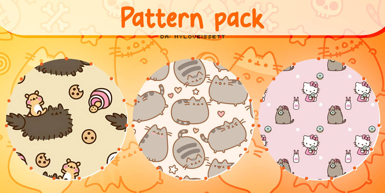 Pusheen PATTERNS (PACK) by myloveissett on DeviantArt