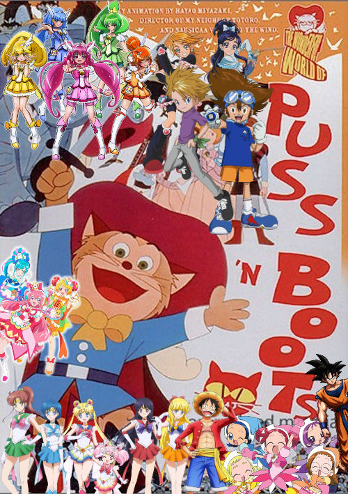 Toei Animation 90 Toei Animation's Puss In Boots A Crossover of time by YamiGabumon on ...