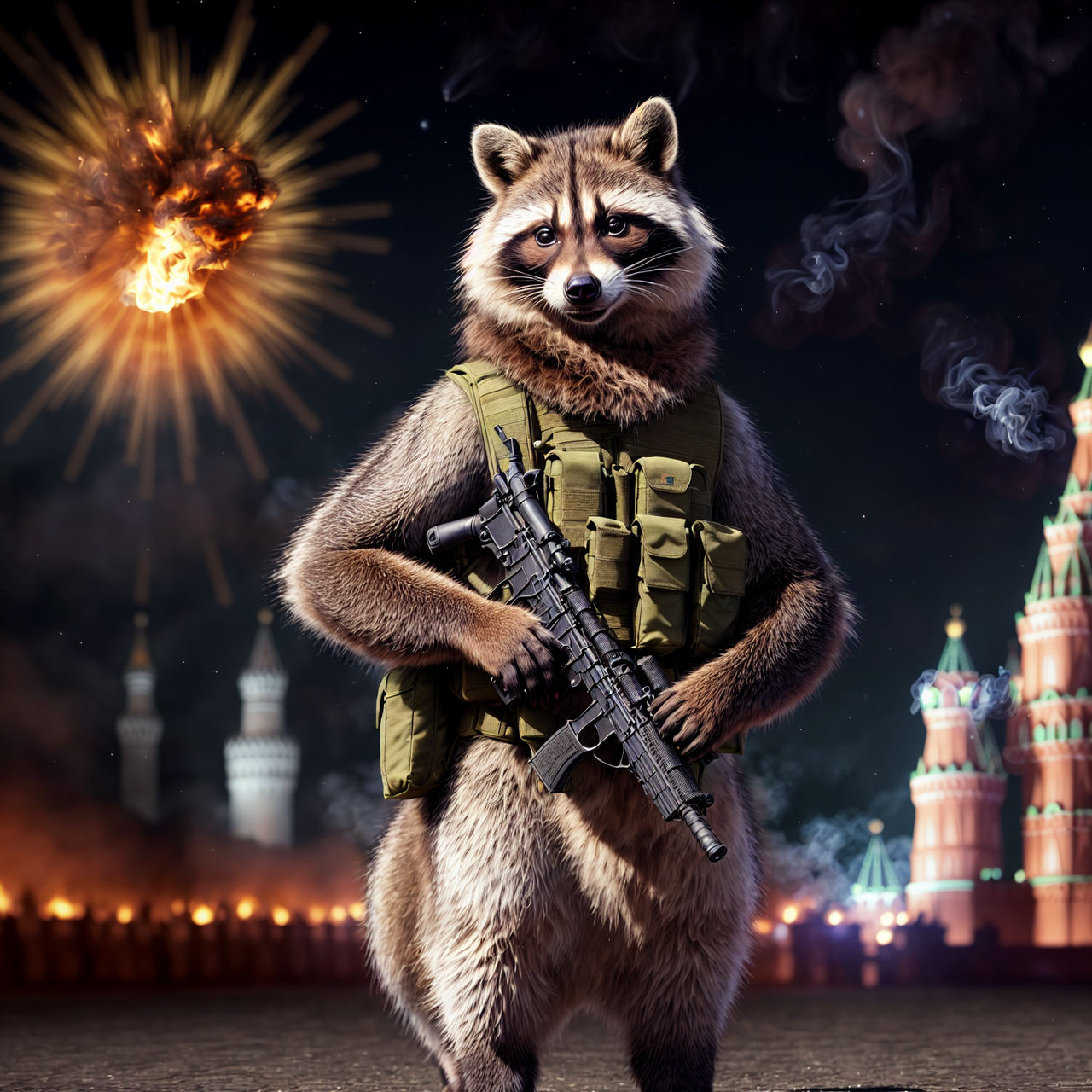 Tactical Racoons Special Forces Raccoon#01 by AfroGusar on DeviantArt