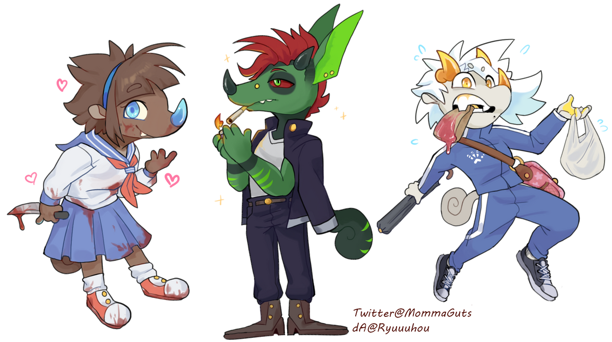 Chibi Chamys by MommaGuts