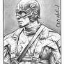 Captain America Sketch Card