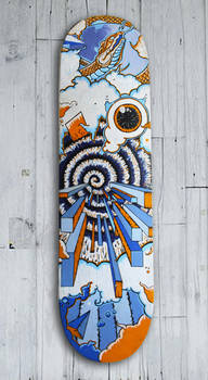 Vortex - skateboard custom -