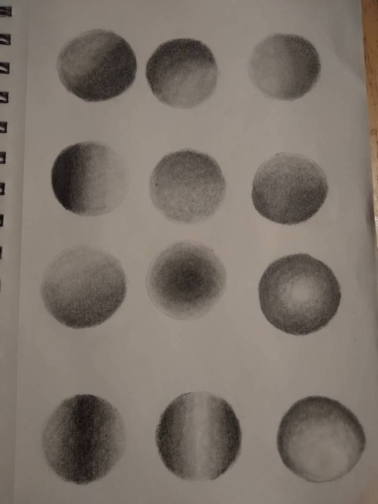Shading Using Graphite Circle shading practice using graphite by colinconfdential on DeviantArt