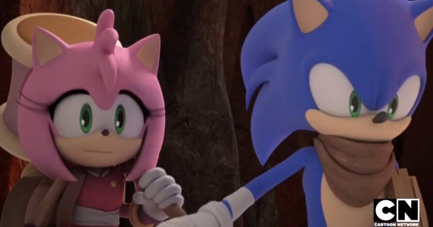 Sonic Protecting Amy