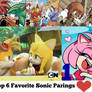 My Top 6 Favorite Sonic Parings