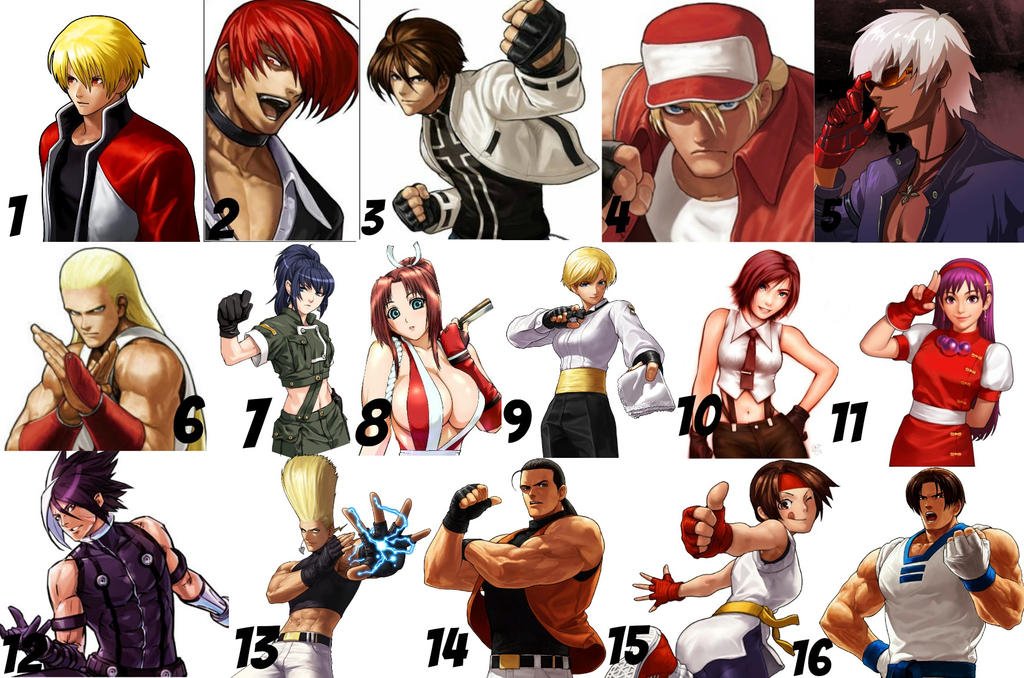 Kof Netmarble Characters My Top 16 Favorite KOF characters of all time by BlackOtakuZ on DeviantArt