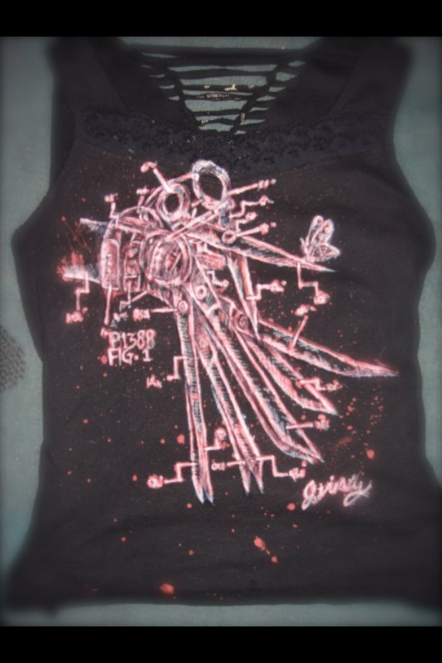 Scissorhands Blueprint Shirt