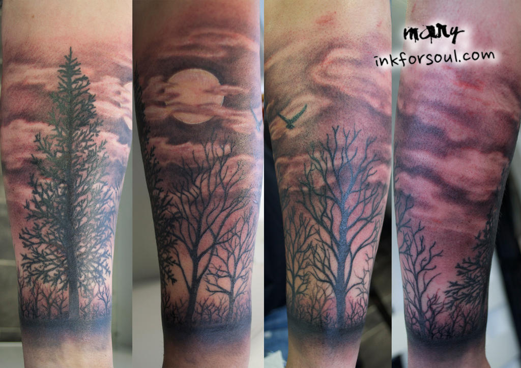5. "Watercolor Mary Crying Tattoo" - wide 11