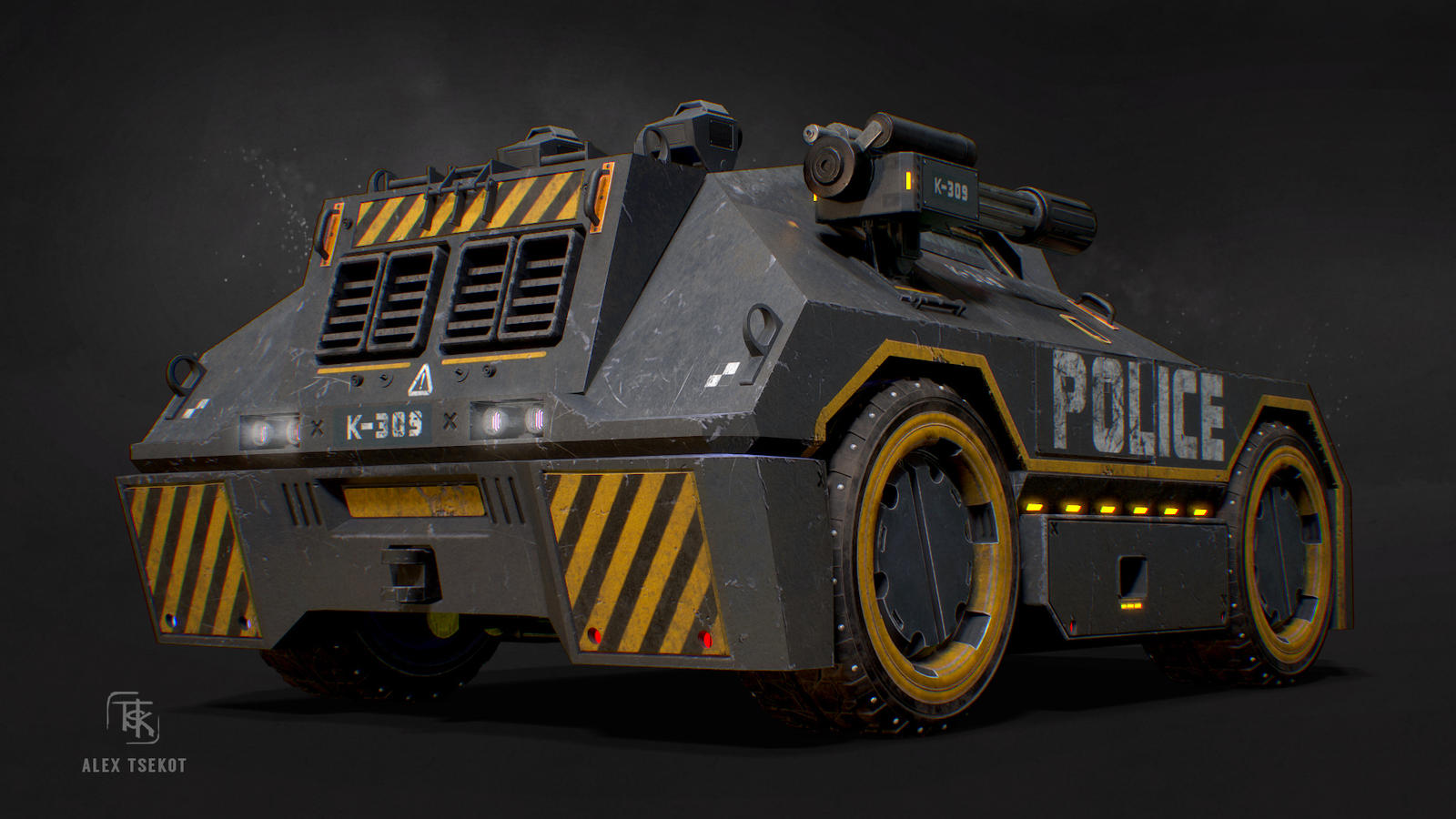 Police APC Concept (Rear) by Bloodstability on DeviantArt