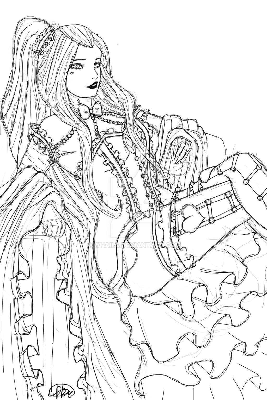 Gothic Lineart by Whails on DeviantArt