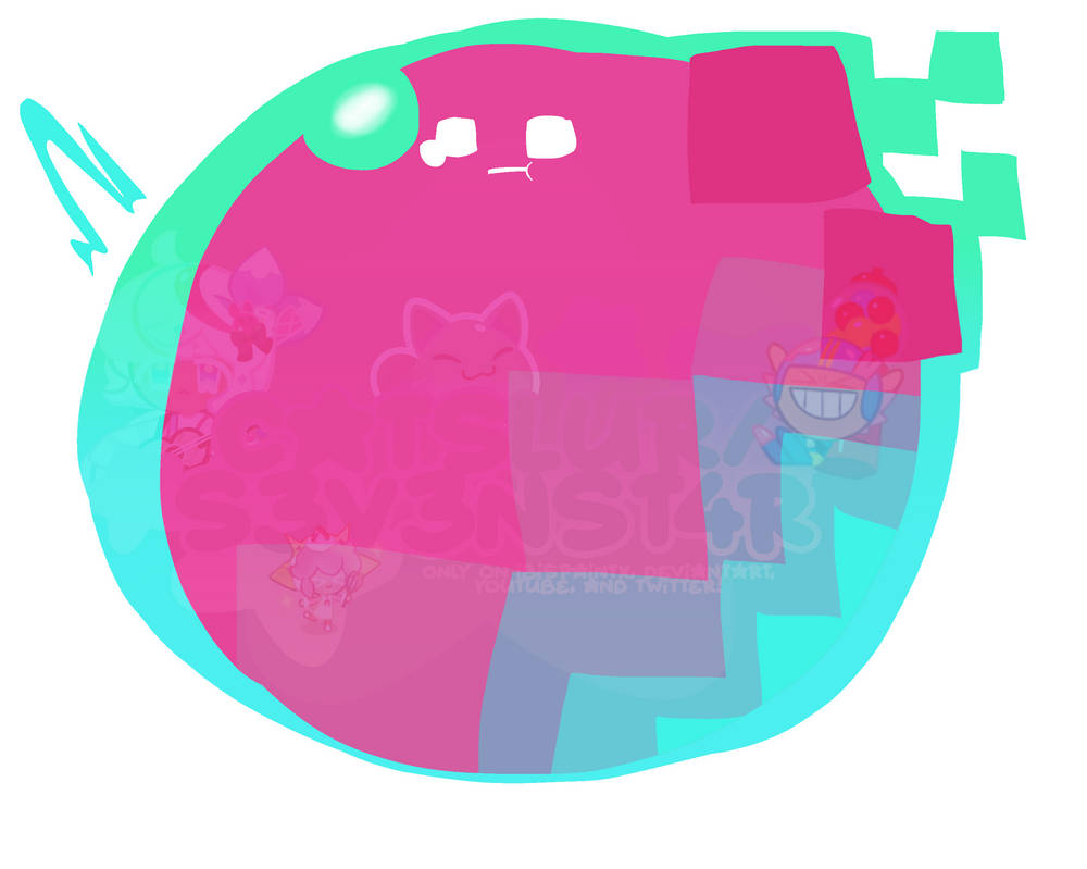 Inflated Glitch slime by S3V3NST4R on DeviantArt