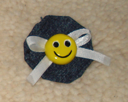 Smiley pin