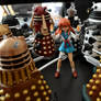 Mikuru Attacked by Daleks