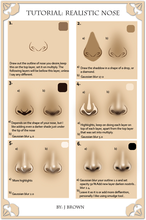 Tutorial Realistic Nose By Cgart4u On DeviantArt tutorial-realistic-nose-by-cgart4u-on-deviantart