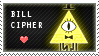 Bill Cipher Stamp