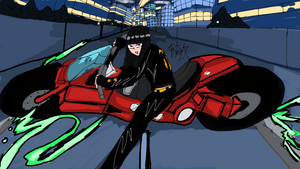 Tohru's Bike Moment