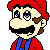 Free Mario Icon: WITH TEXT by RANDOM-drawer357