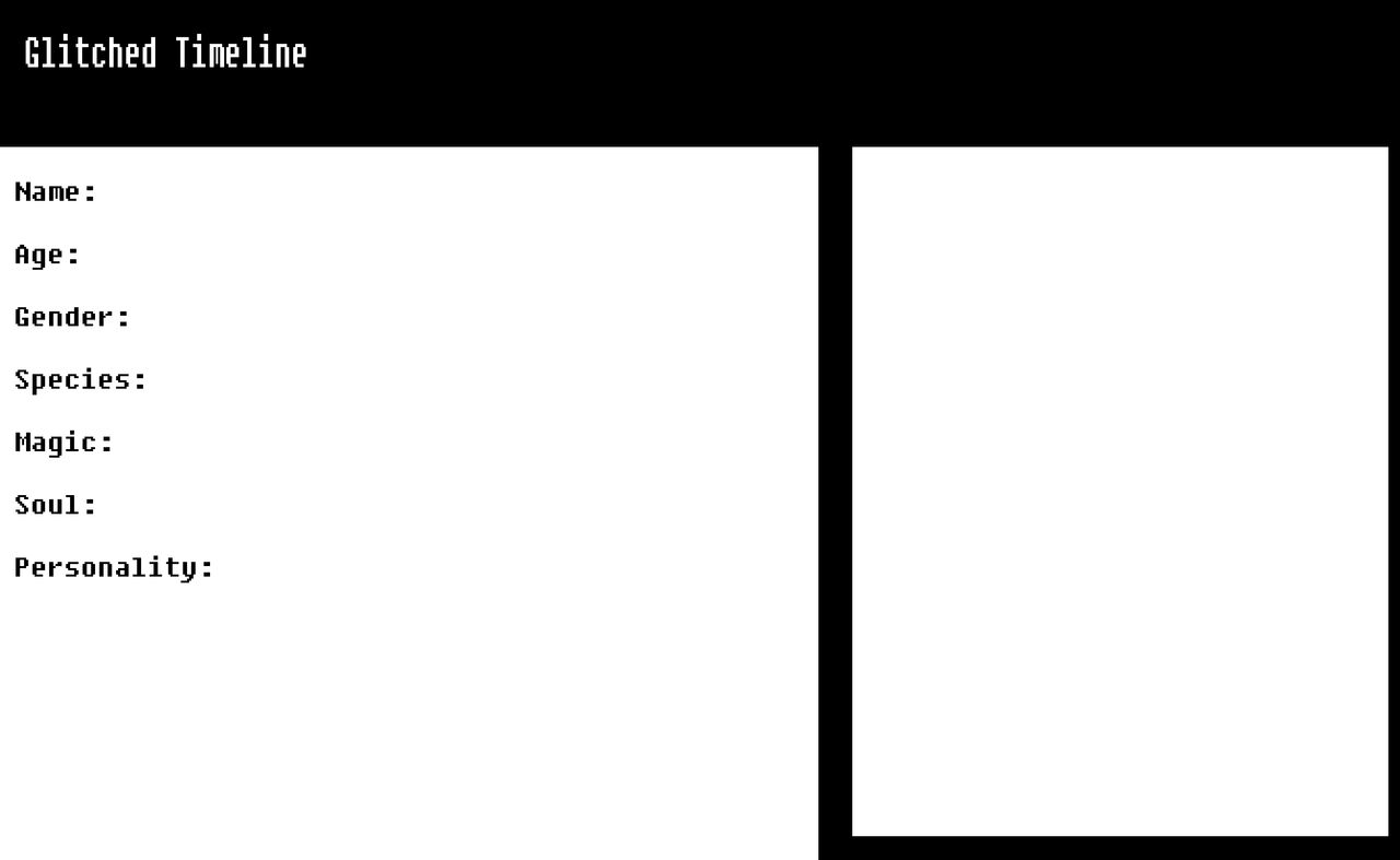 Character Timeline Example Glitched Timeline: Character Template by SockheadXD on DeviantArt