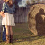 Shadows and Hay Bales