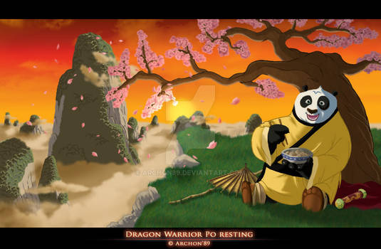 Dragon Warrior Po Resting