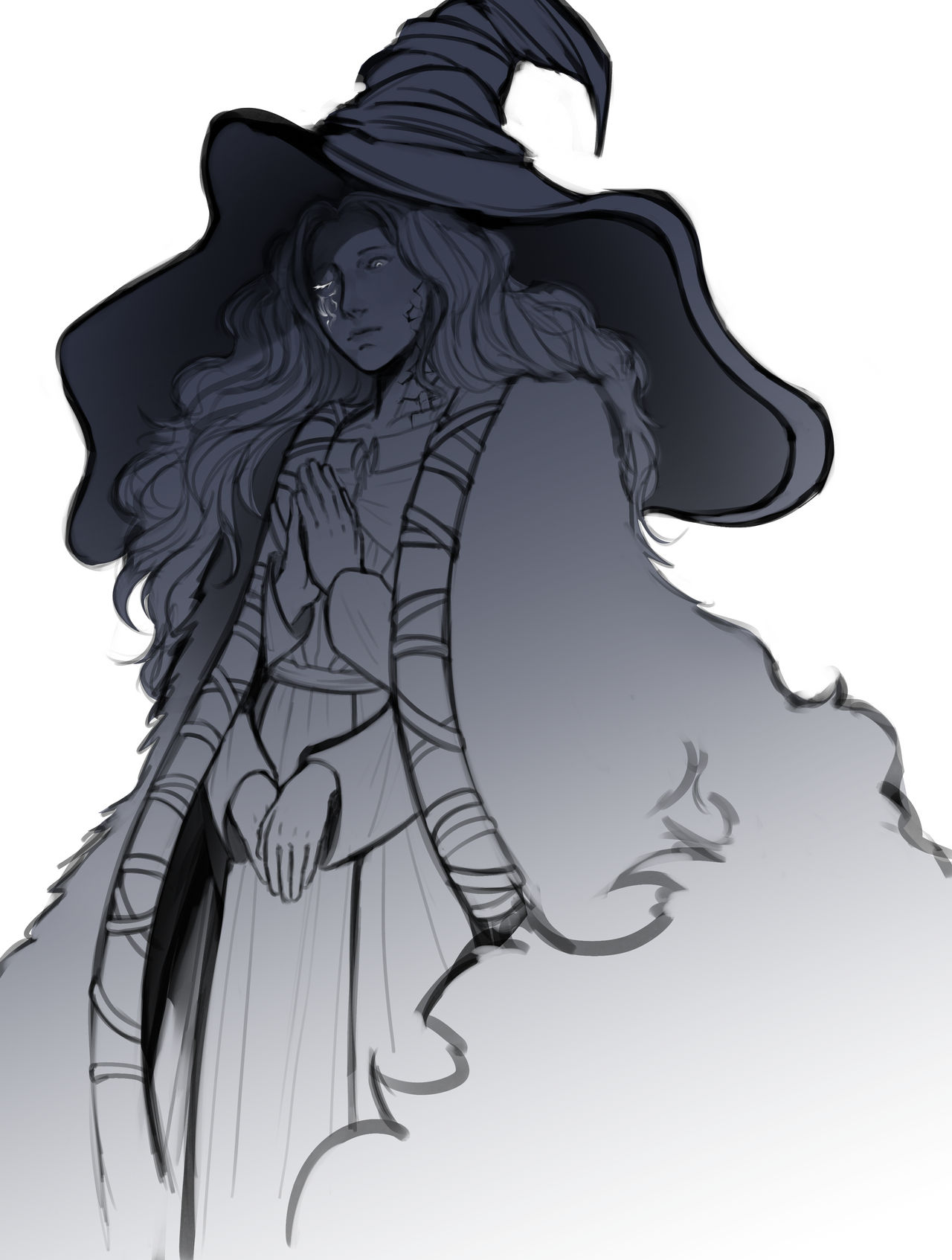 Simple Ranni Drawing Ranni-- by Thalsystmn on DeviantArt