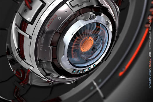 Cyber Eye. Blender 2.73. Cycles.