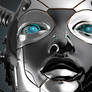 Fembot Face and cybernetic eye