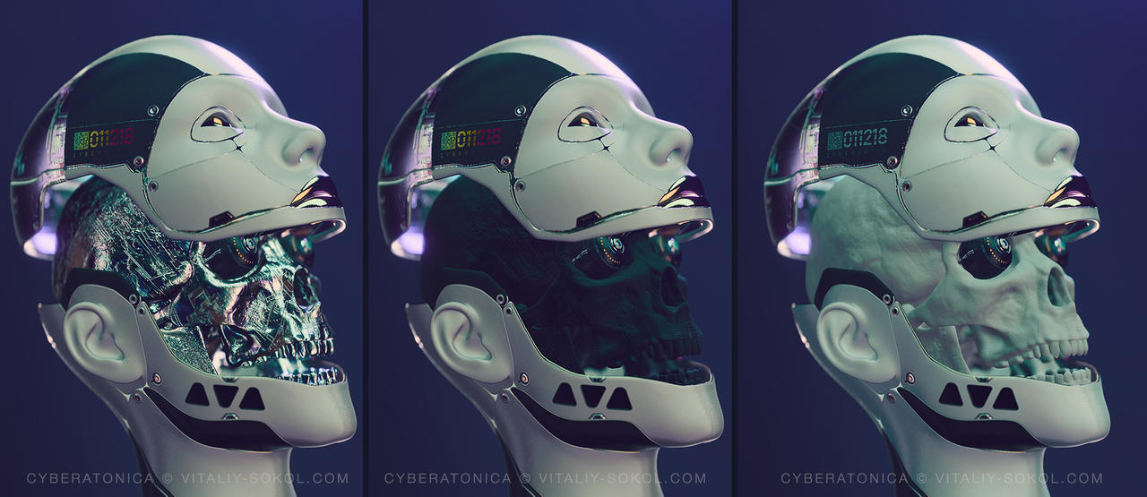 Which skull would you get?Cyberatonica. Up to you. by Vitaly-Sokol on ...