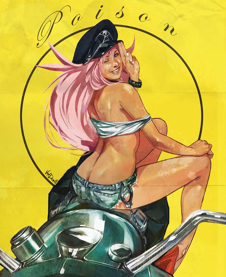 Final fight Poison Pin up by Vandrell